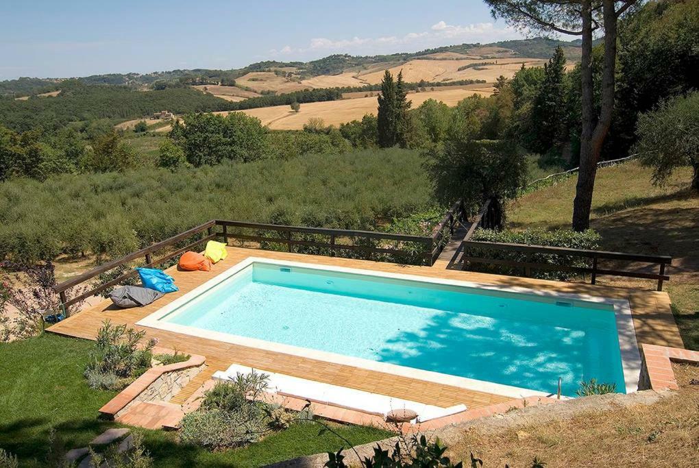 Stunning Country House Overlooking Tuscany Hills Lorenzana Екстер'єр фото